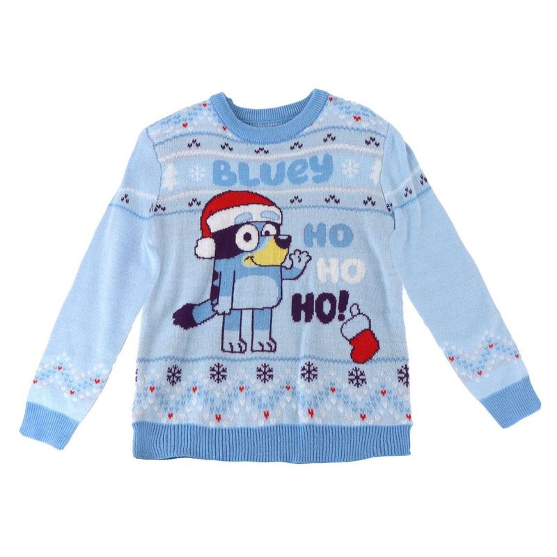 KALINDRA | BB. Unisex Jumper Bluey Christmas Light Blue