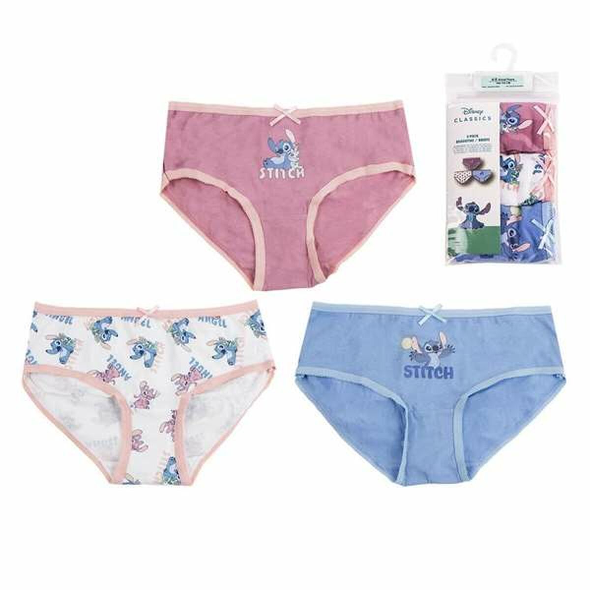 KALINDRA | BB. Pack of Girls Knickers Stitch Multicolour