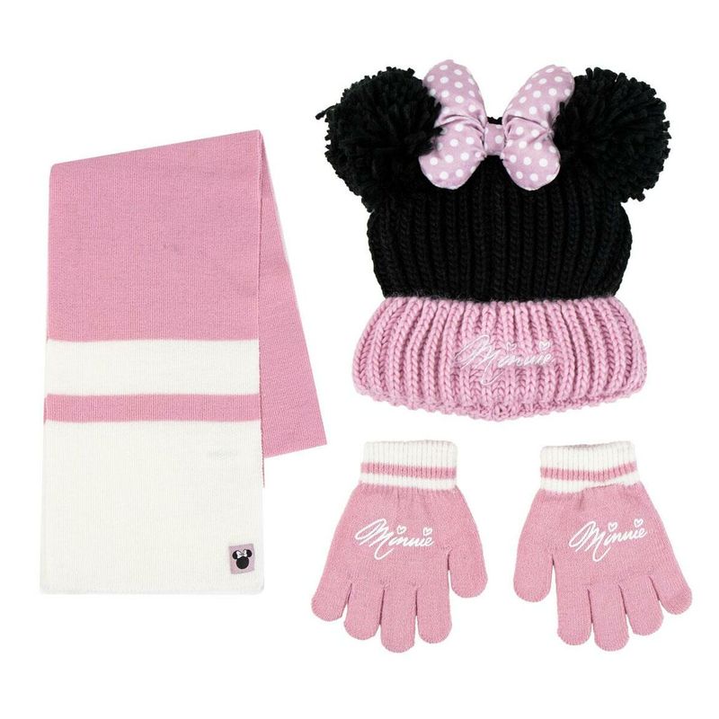 KALINDRA | BB. Hat &amp; Gloves Minnie Mouse Pink