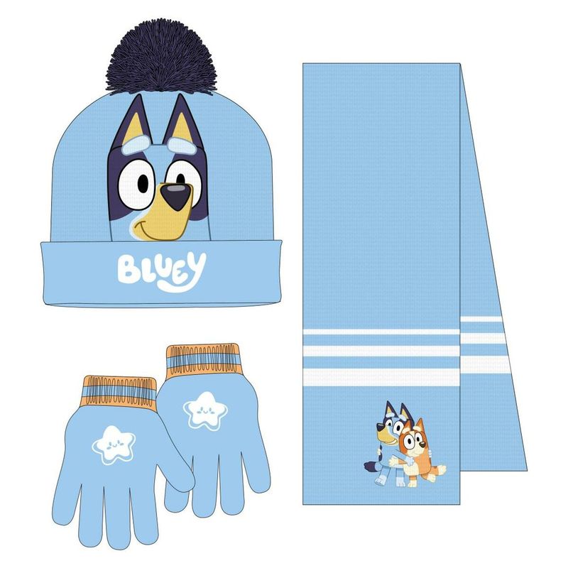 KALINDRA | BB. Hat &amp; Gloves Bluey Light Blue