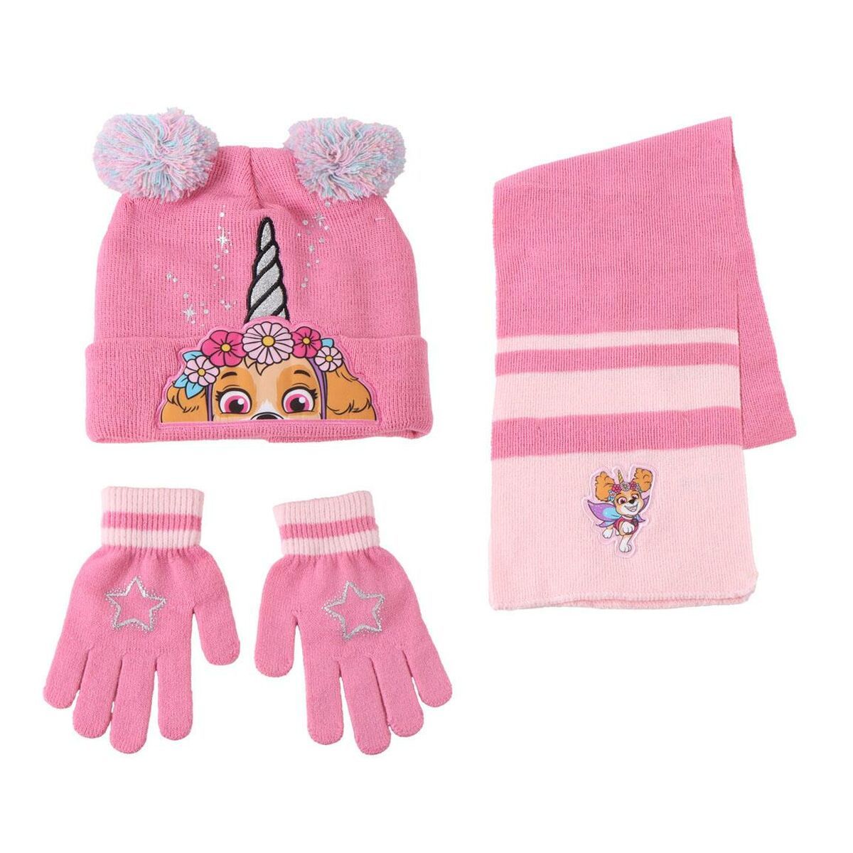 KALINDRA | BB. Hat &amp; Gloves The Paw Patrol Pink
