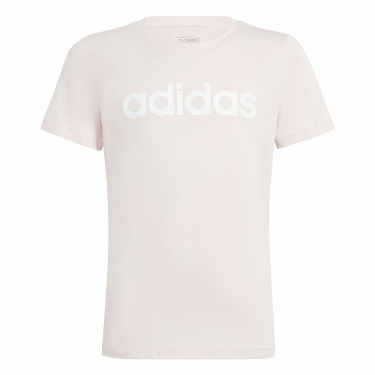 KALINDRA | BB. Child's Short Sleeve T-Shirt Adidas Essentials Linear Logo Cotton Slim Fit