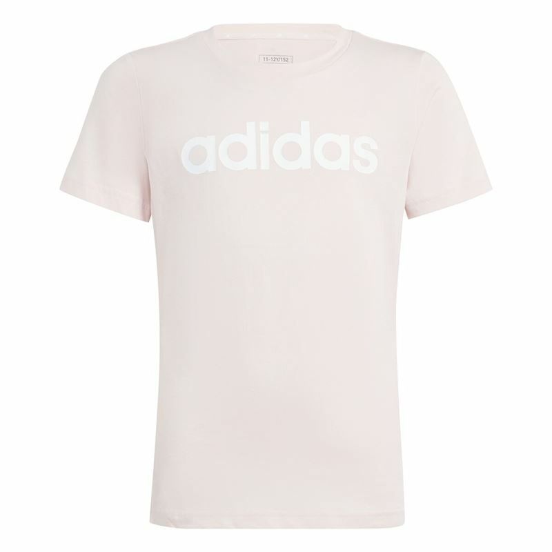 KALINDRA | BB. Child's Short Sleeve T-Shirt Adidas Essentials Linear Logo Cotton Slim Fit