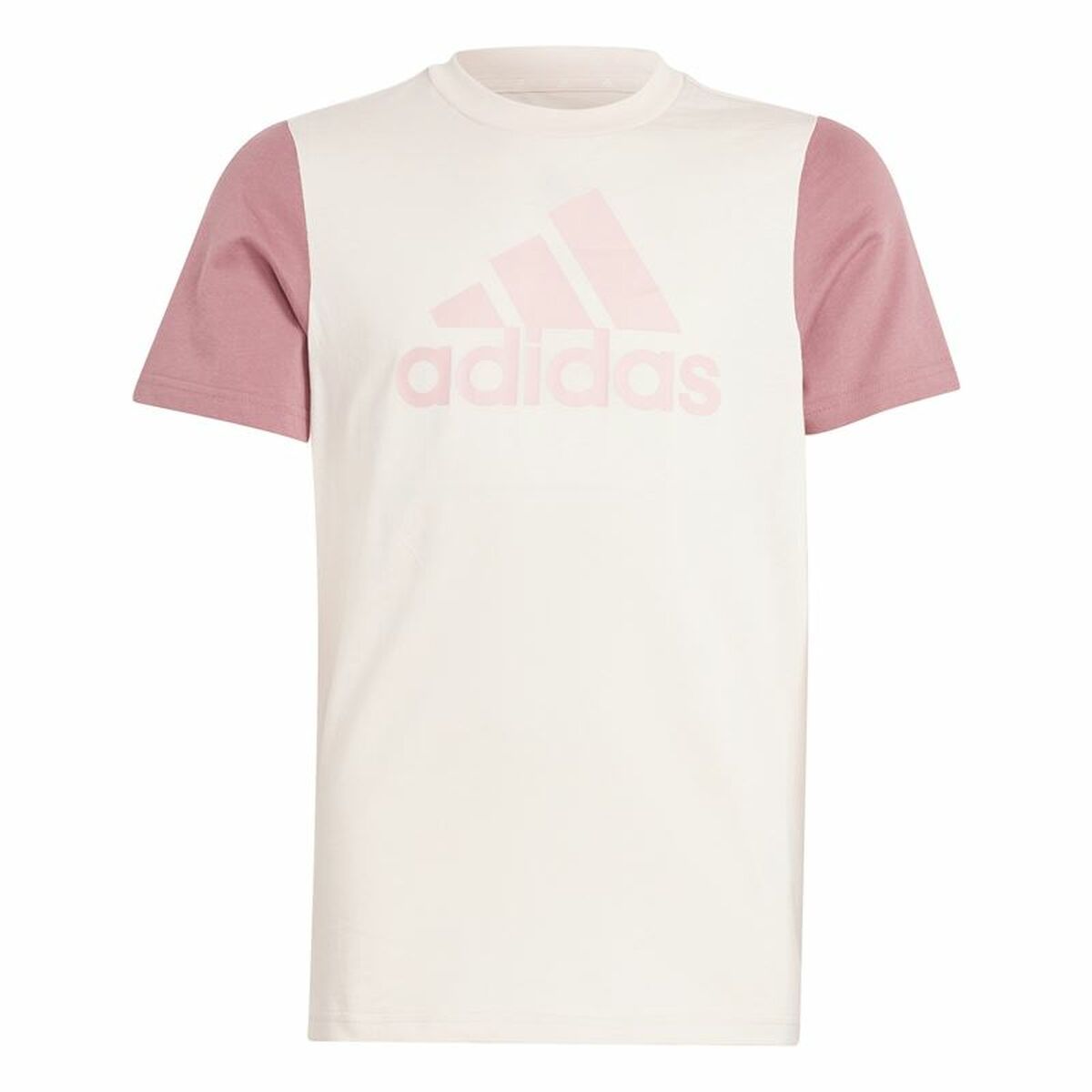 KALINDRA | BB. Child's Short Sleeve T-Shirt Adidas Essentials Big Logo Colorblock