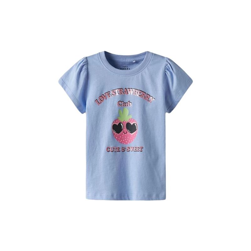 KALINDRA | BB. Child's Short Sleeve T-Shirt Name It Nmfvibeke Capsl Serenity Indigo
