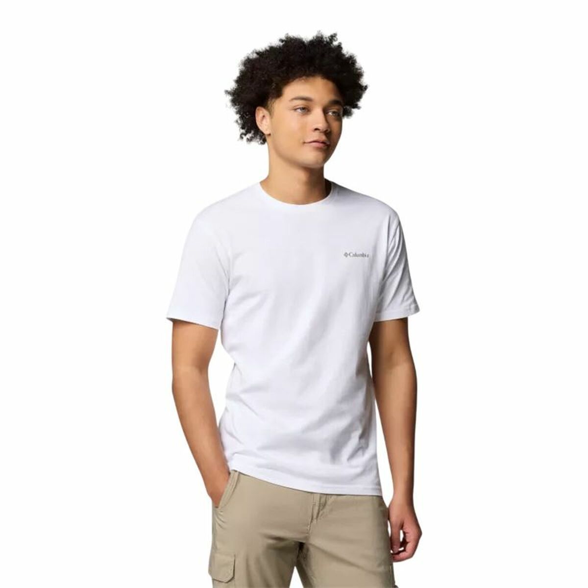 KALINDRA | BB. Men’s Short Sleeve T-Shirt Columbia North Cascades™ Sleeve White