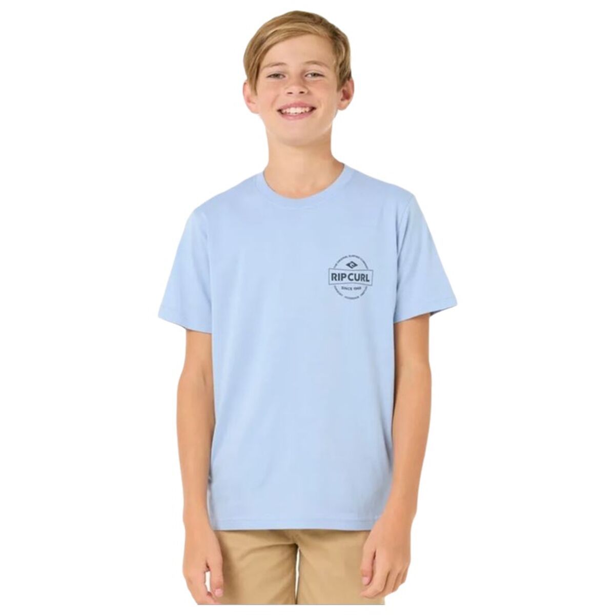 KALINDRA | BB. Child's Short Sleeve T-Shirt Rip Curl Rip Curl Staple Tee Blue