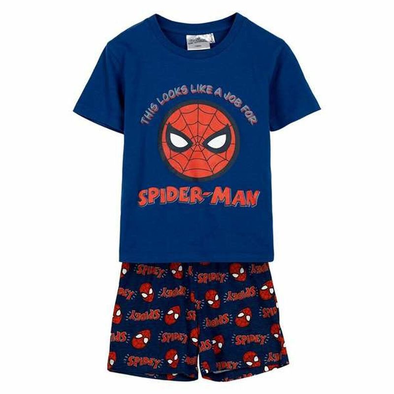 KALINDRA | BB. Schlafanzug Für Kinder Spider-Man Blau