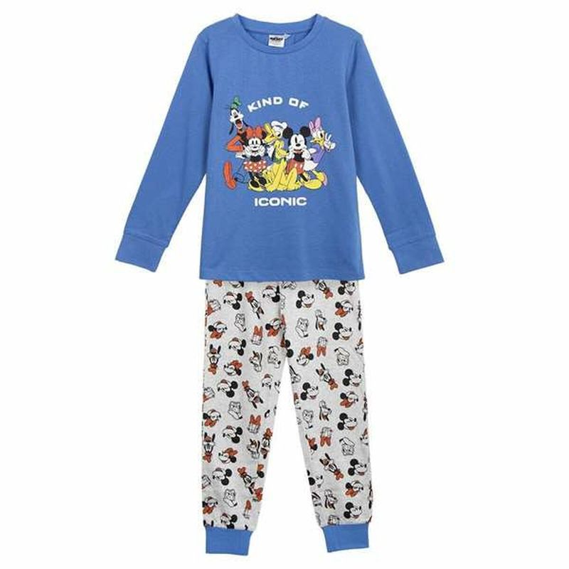 KALINDRA | BB. Schlafanzug Für Kinder Mickey Mouse Blau