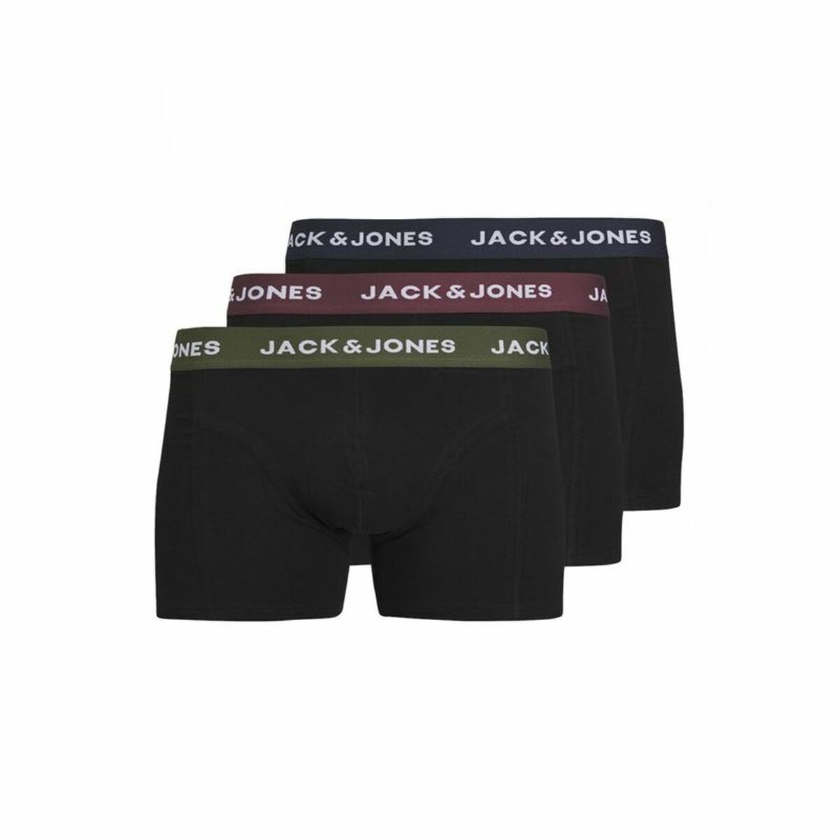 KALINDRA | BB. Men's Boxer Shorts Jack &amp; Jones Jacaron Solid Trunks Black