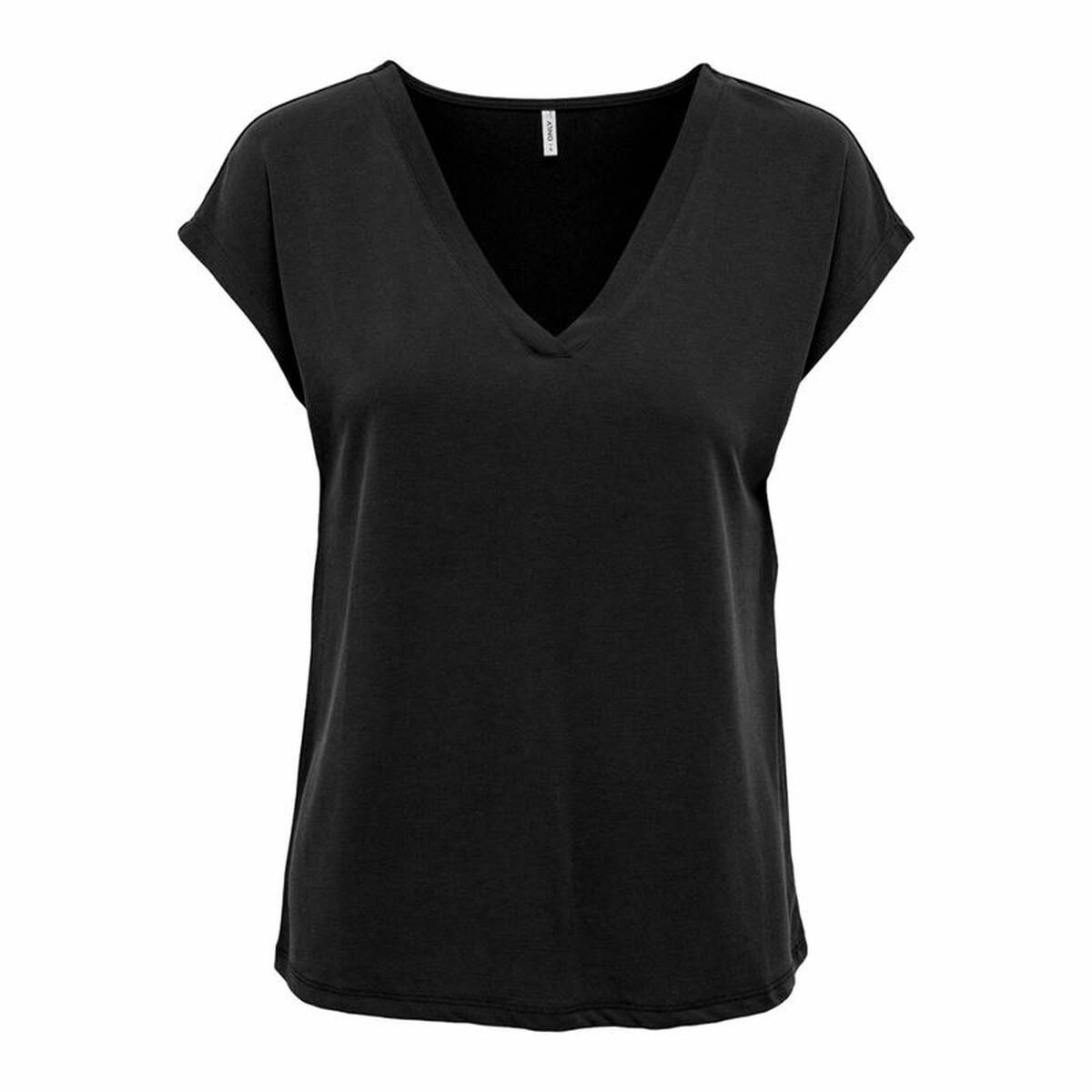 KALINDRA | BB. Women’s Short Sleeve T-Shirt Only Onlfree Life Mod.V-Neck Black