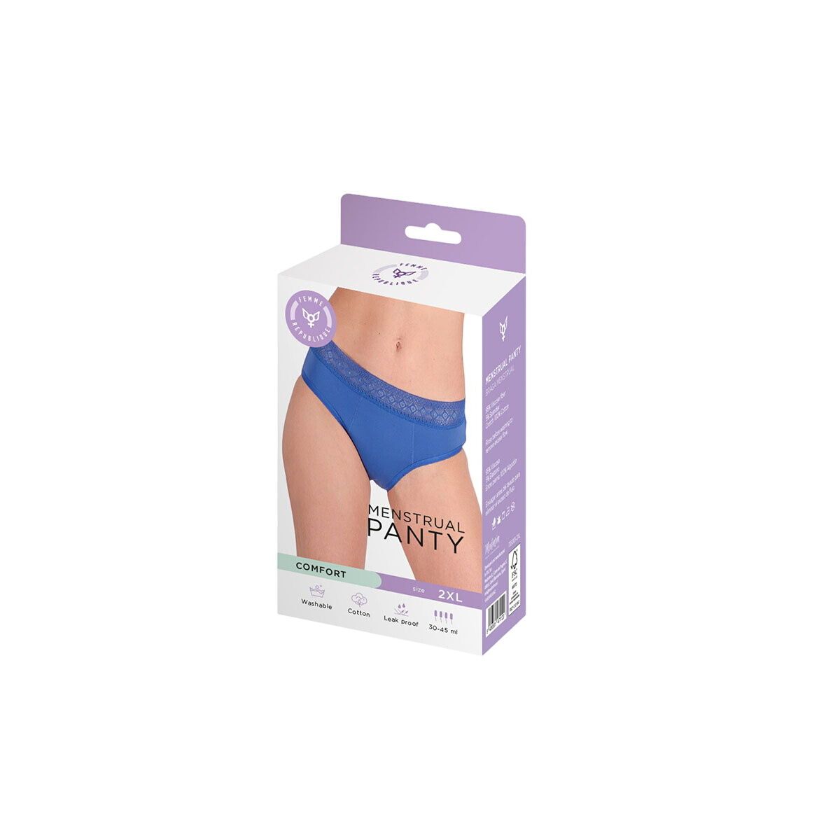 KALINDRA | BB. Menstrual panties Femme Republique Blue