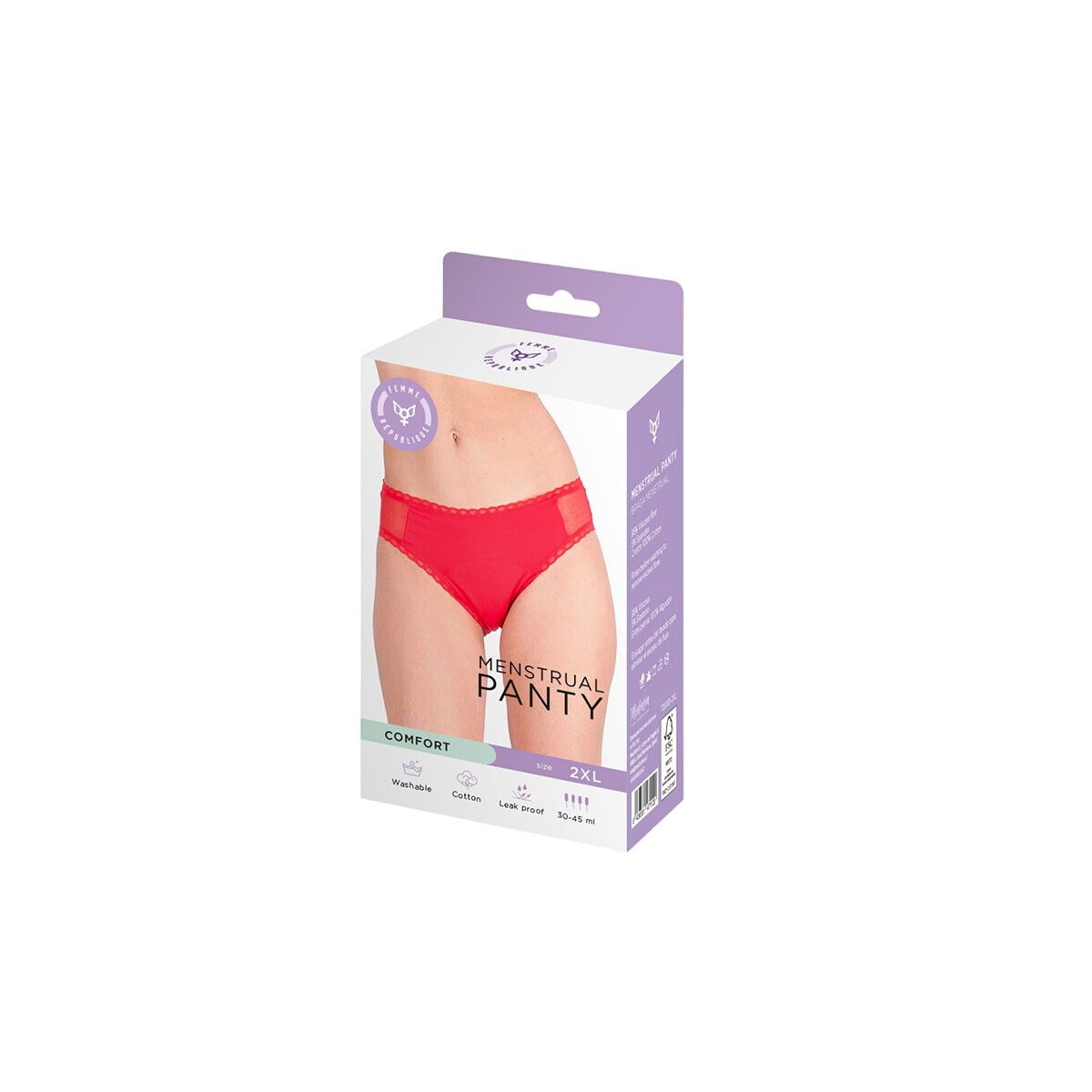 KALINDRA | BB. Menstrual panties Femme Republique Red
