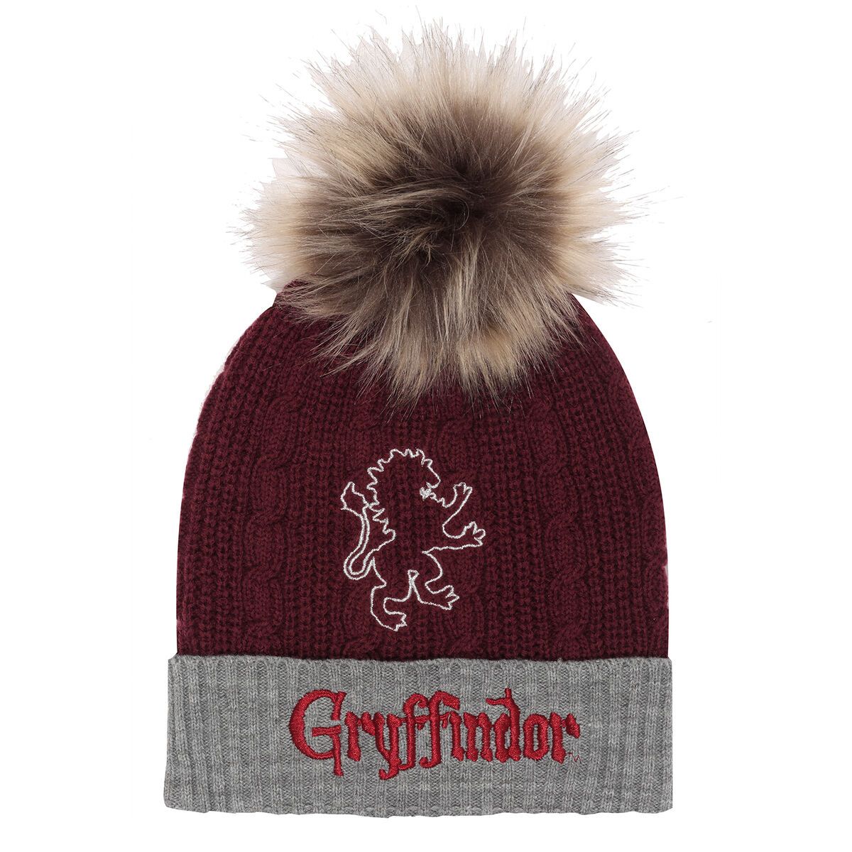 KALINDRA | BB. Hat Harry Potter Gryffindor House Fur Pom Burgundy