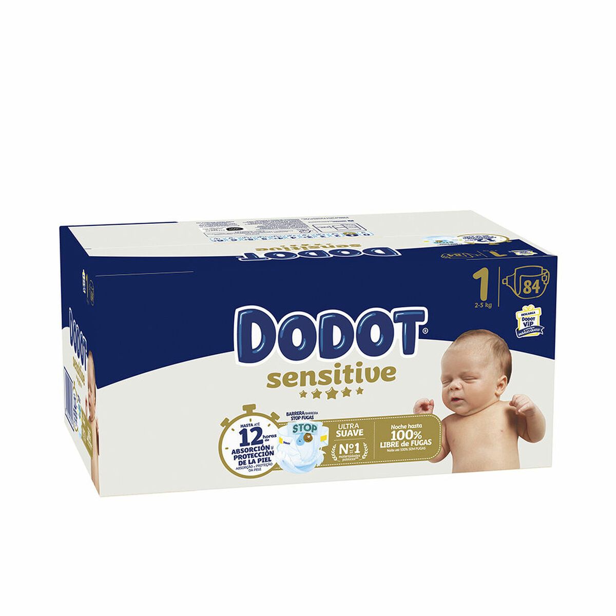 KALINDRA | BB. Disposable nappies Dodot Sensitive 1 84 Units