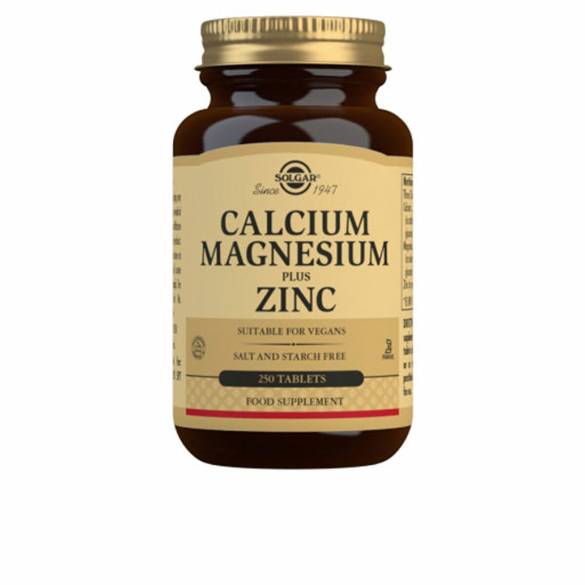 KALINDRA | BB. Calcium - Magnesium plus Zinc Solgar Calcio Magnesio Zinc 250 Units