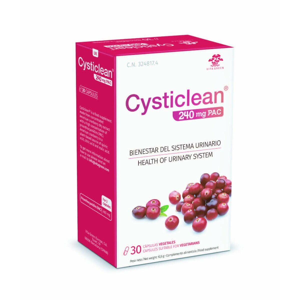 KALINDRA | BB. Digestive supplement CYSTICLEAN Classic 30 Units