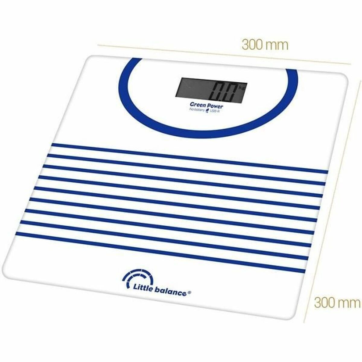 KALINDRA | BB. Digital Bathroom Scales Little Balance 8655 Blue/White 180 kg