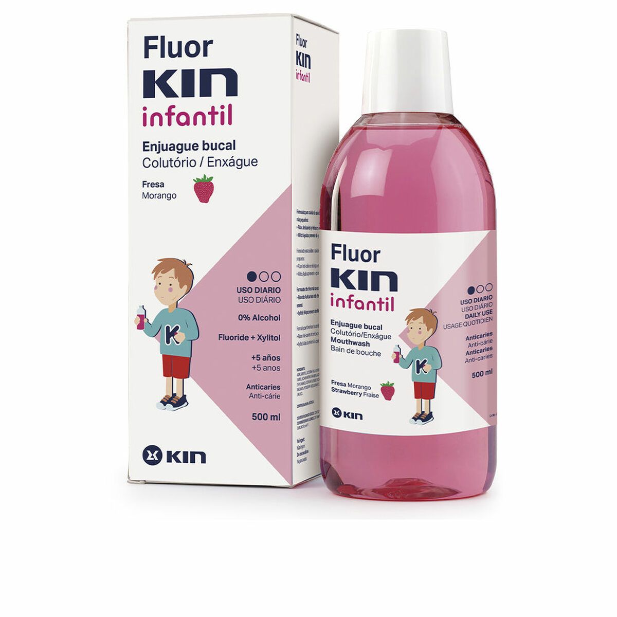 KALINDRA | BB. Mouthwash Kin Children's Strawberry 500 ml