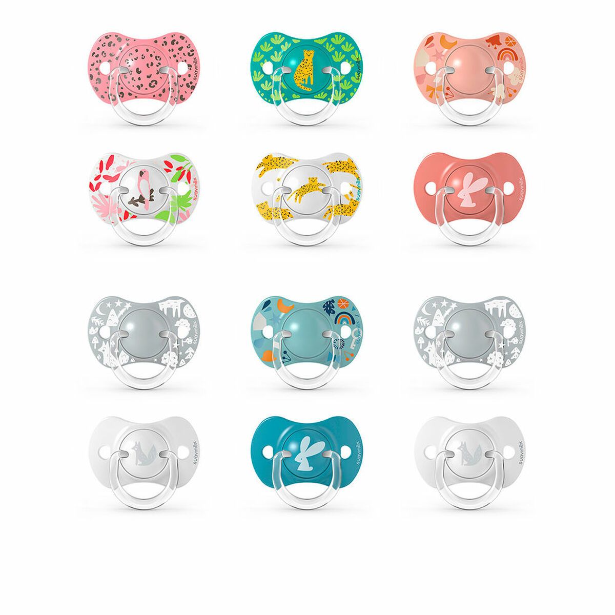 KALINDRA | BB. Pacifier Suavinex Prints M Multicolour (2 Units)