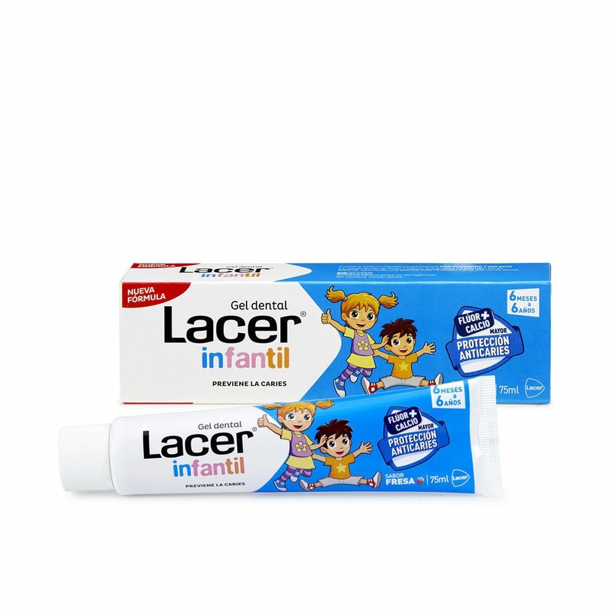 KALINDRA | BB. Toothpaste Lacer Infantil 75 ml Children's Strawberry