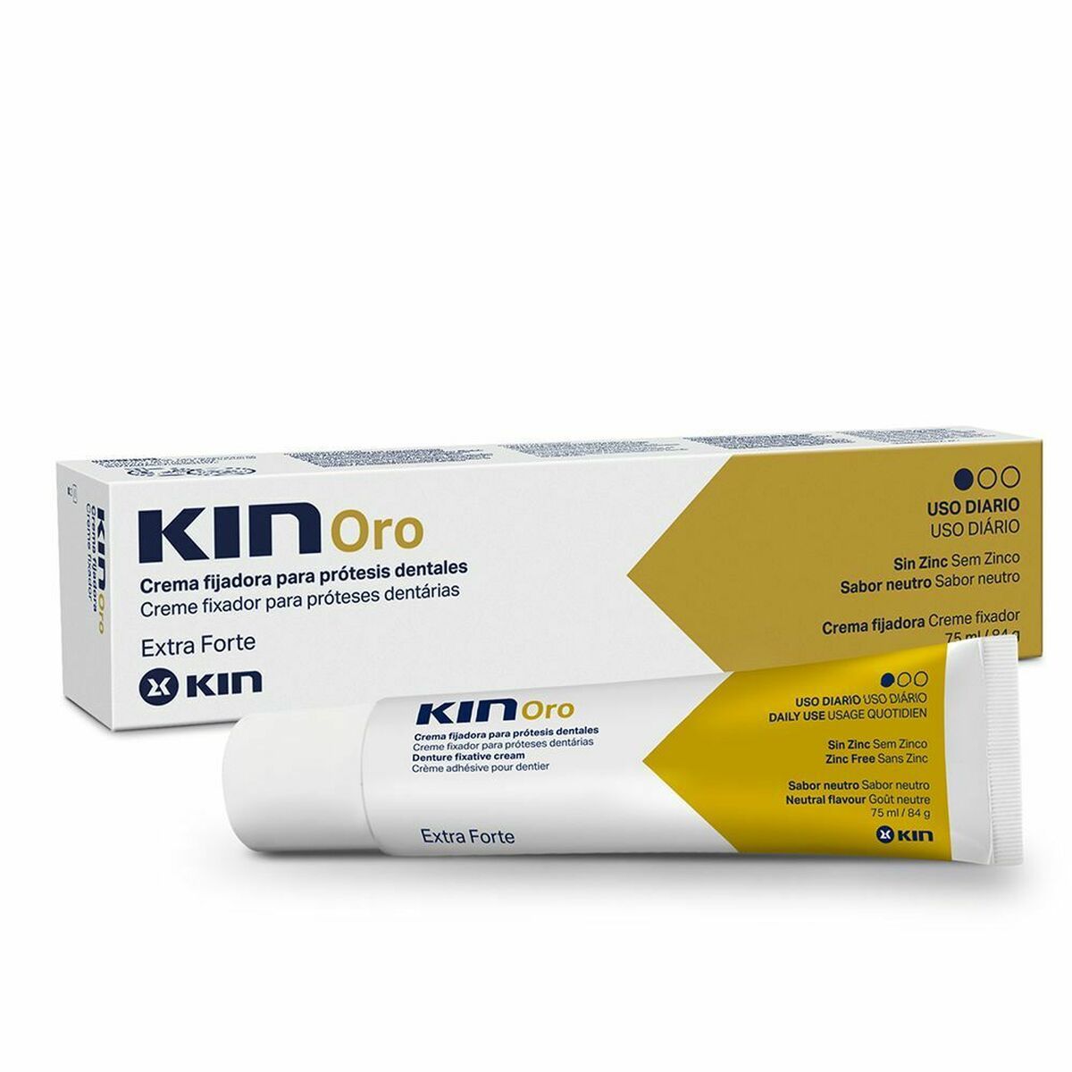 KALINDRA | BB. Denture Plate Fixing Cream Kin Kin Oro 75 ml