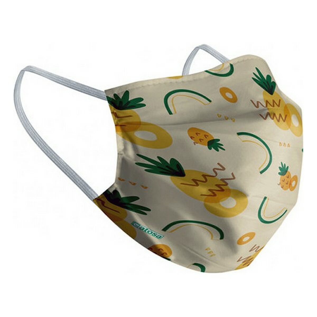 KALINDRA | BB. Hygienic Reusable Fabric Mask 10-12 Years Pineapple