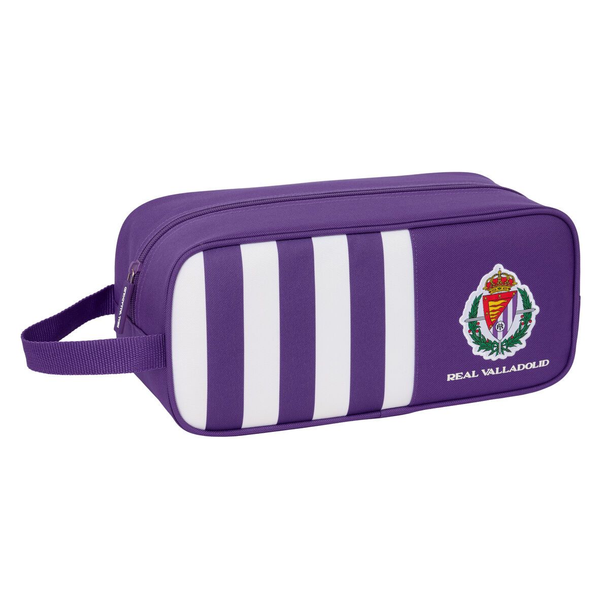 KALINDRA | BB. Travel Slipper Holder Real Valladolid C.F. White Purple 34 x 15 x 14 cm