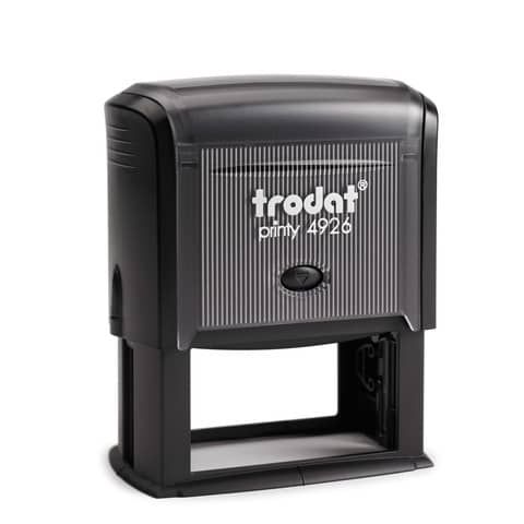 Timbro autoinchiostrante Trodat PRINTY 4926 in plastica 75x38 mm nero 165872