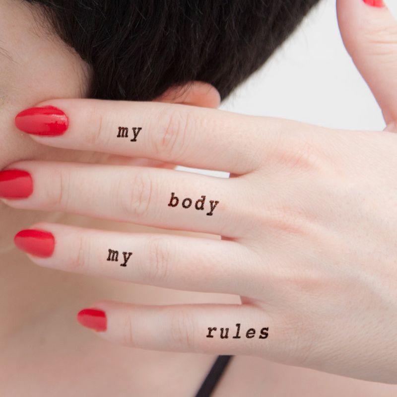 MY BODY MY RULES (Pack de 2)
