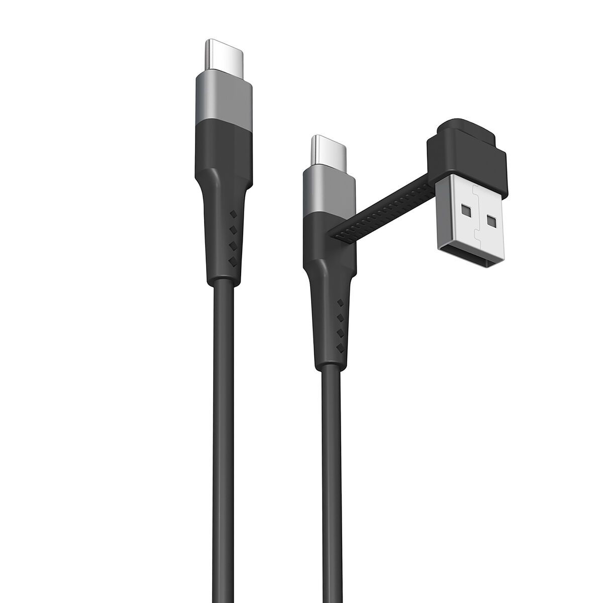 KALINDRA | BB. USB A to USB-C Cable Muvit for Change Black