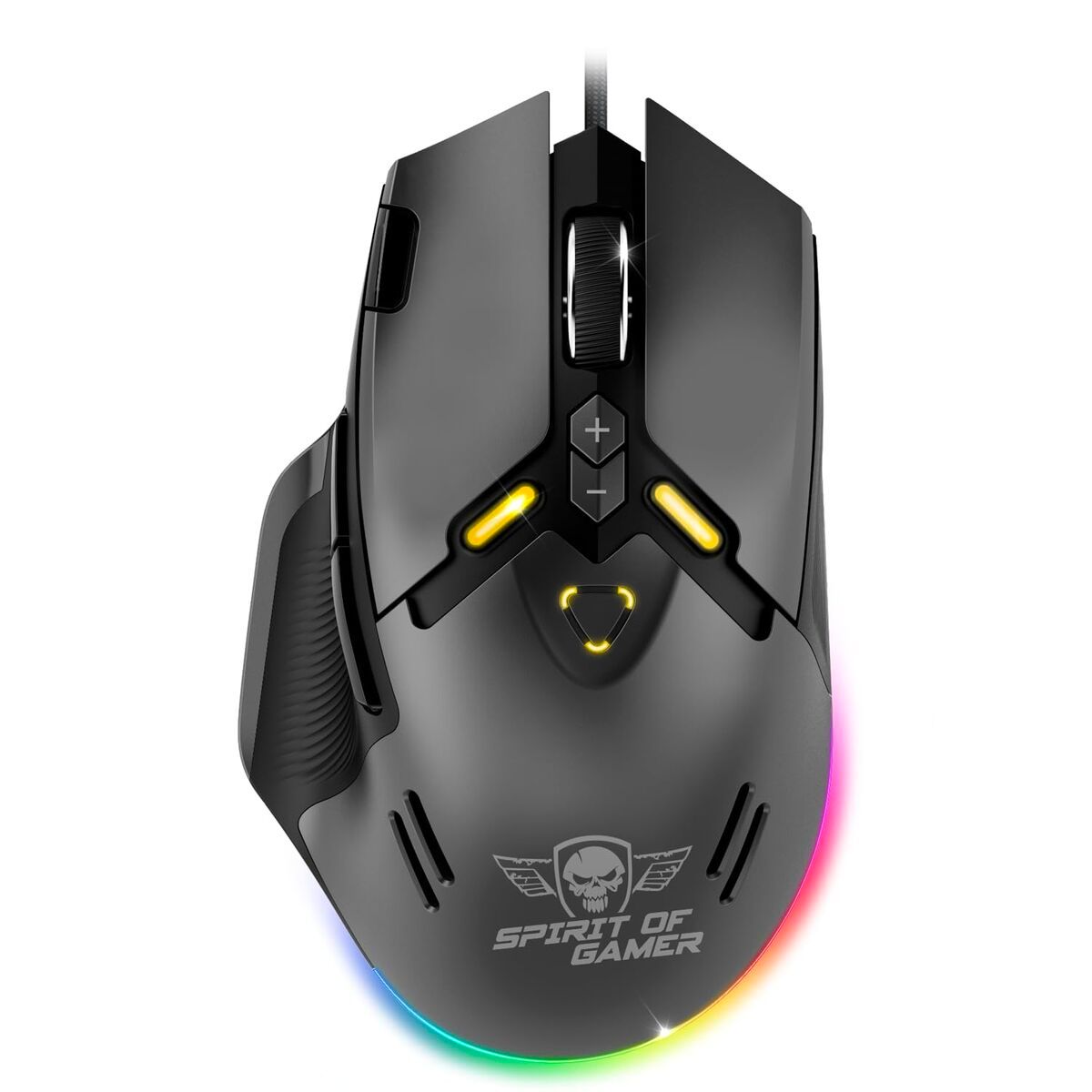 KALINDRA | BB. Mouse Spirit of Gamer Elite M60 White RGB 8000 DPI 12000 dpi