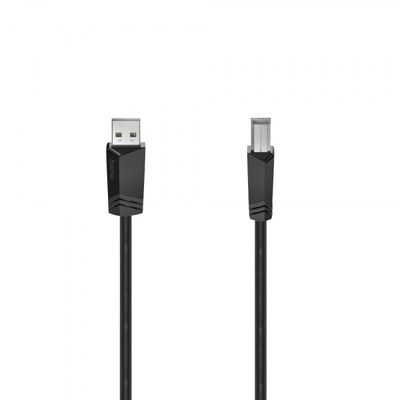 KALINDRA | BB. USB 2.0 A zu USB-B-Kabel Hama 00200602 Schwarz