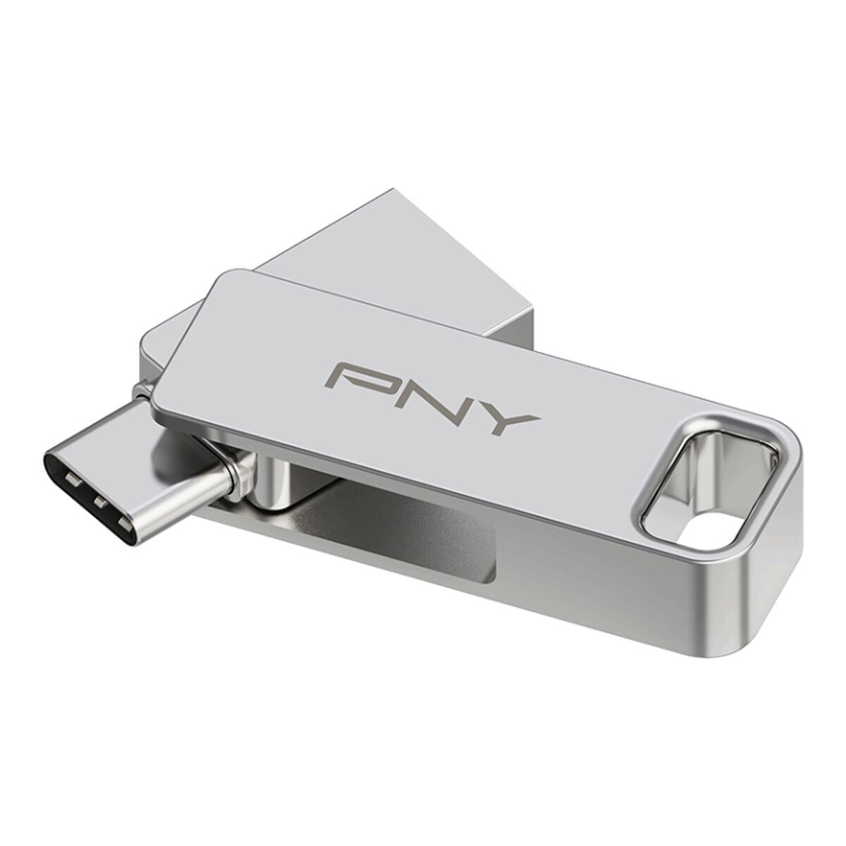 KALINDRA | BB. USB stick PNY PFDI64GDULINKTYCG Silver Steel 64 GB