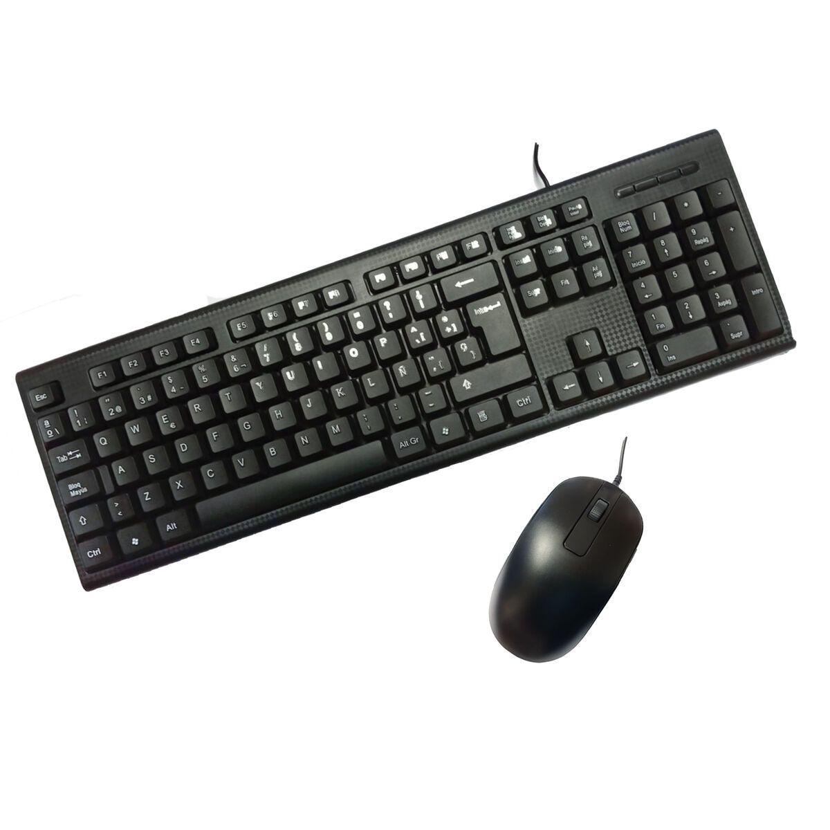 KALINDRA | BB. Keyboard and Mouse CoolBox HK-616 + HM-81 Black Spanish Spanish Qwerty