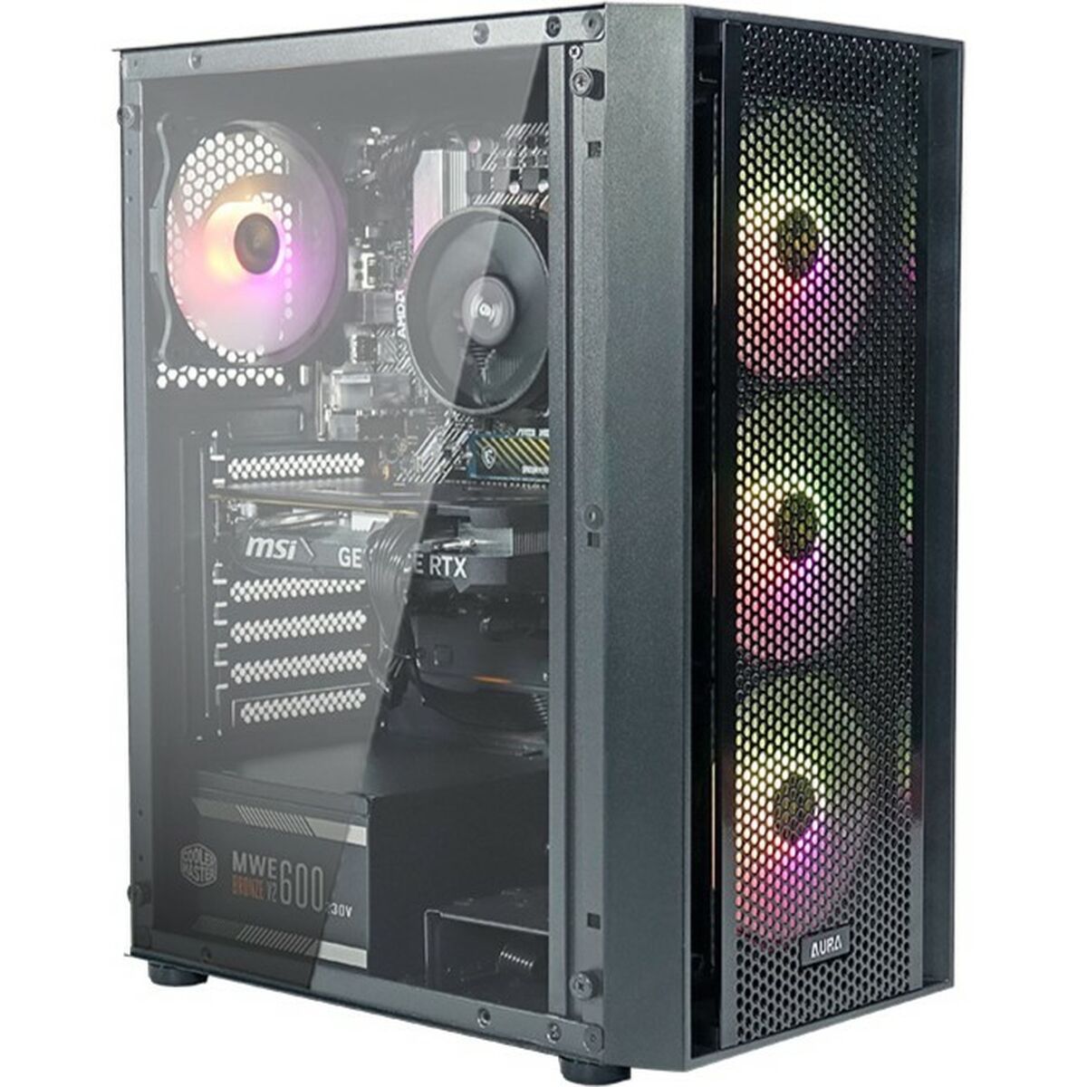 KALINDRA | BB. Desktop PC CoolPC PUMA AMD Ryzen 5 AMD Ryzen 5 5500U 16 GB RAM 500 GB SSD Nvidia Geforce RTX 4060