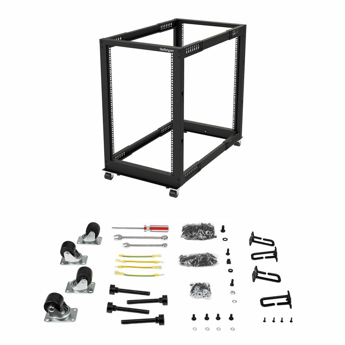 KALINDRA | BB. Wall-mounted Rack Cabinet Startech 4POSTRACK18U        