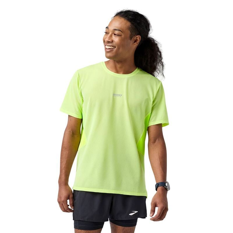 KALINDRA | BB. Men’s Short Sleeve T-Shirt Brooks High Point Sleeve 2.0 Yellow