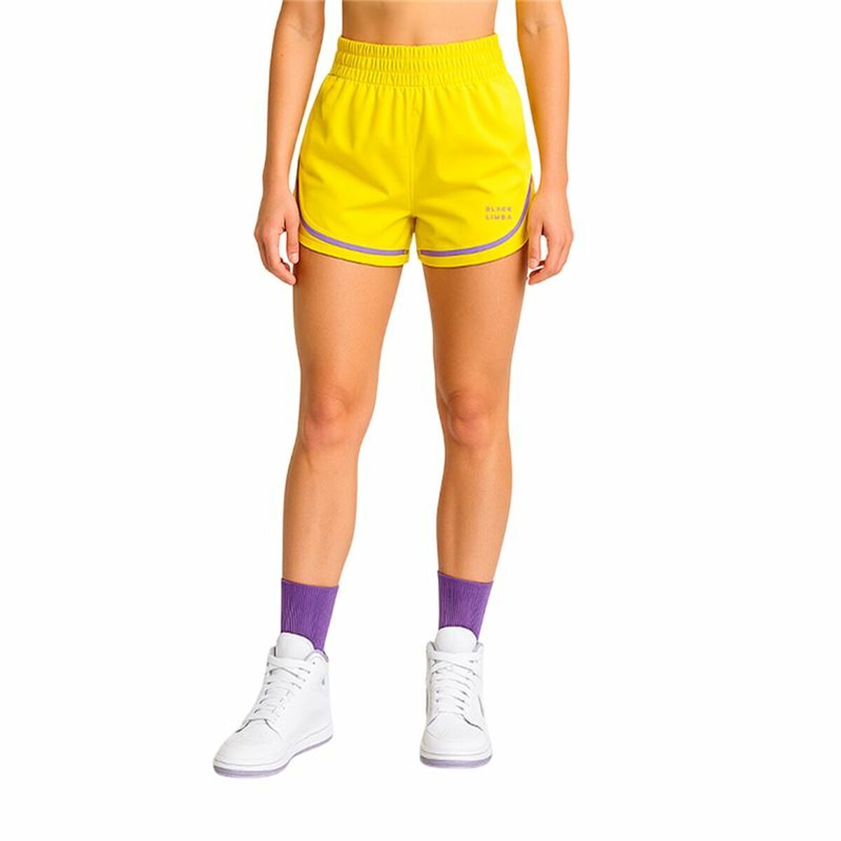 KALINDRA | BB. Sports Shorts Black Limba Black Limba Boxwear Mujer Yellow Lady Fitness