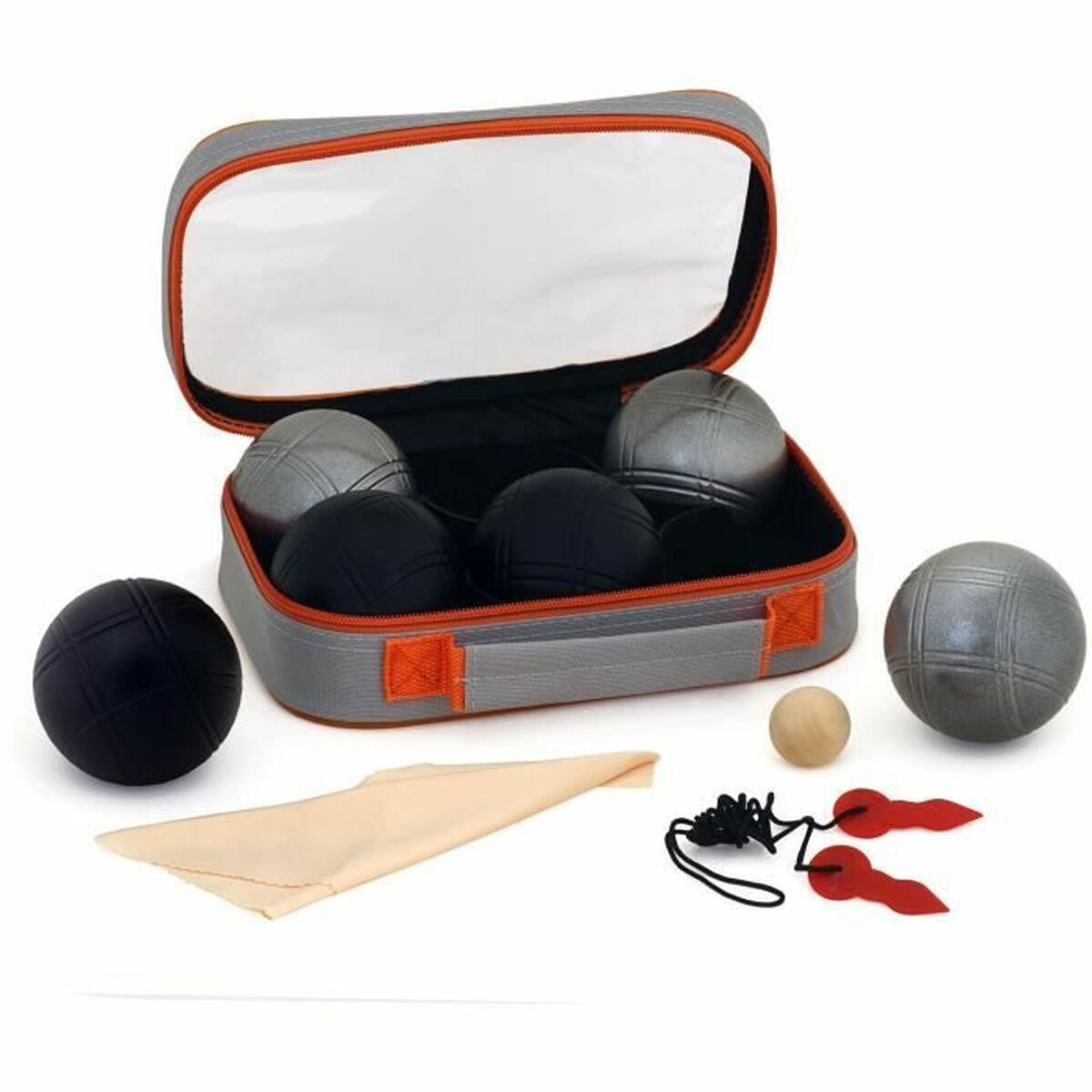 KALINDRA | BB. Boules Set Black Silver Steel (6 Units)