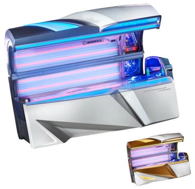 BLUE FARM | In Prema. Vegaz. Professional tanning bed. Collagen+. 5 setups available