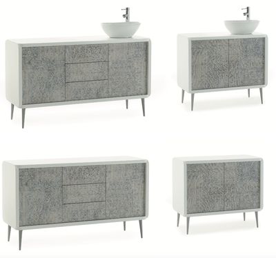 BLUE FARM | Vismara. Creo. Muebles con o sin lavabo. 4 acabados disponibles