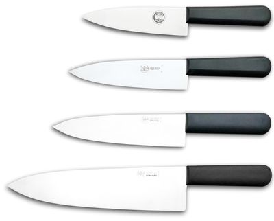 KALINDRA | Due Buoi knives. 817 Roma. Butcher knife straight handle