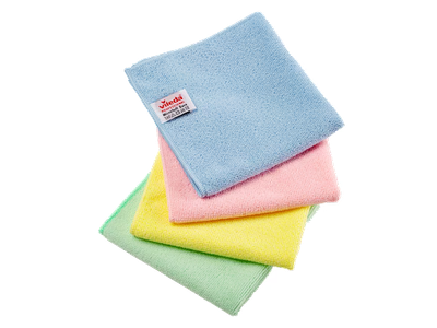 BLUE FARM | Vileda Professional. Panno r-MicroTuff Base. Highly durable cloth. Cm 36 x 36. 5-piece kit