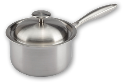 KALINDRA | Tritania. Titanium saucepan with lid. Ø cm 16 x 10 h