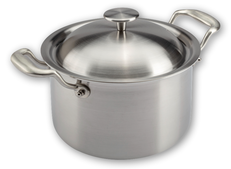 KALINDRA | Tritania. Titanium pot with lid. Ø 20 cm x 13.5 h