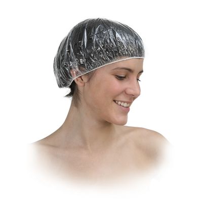 BLUE FARM | GR. Kit 100 pieces Disposable shower cap in PLT, individually packaged