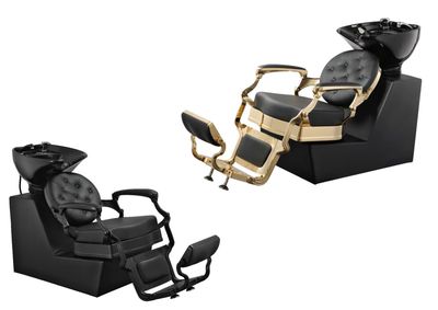 BLUE FARM | Weelko. Ranch. Shampoo basin with tilting sink and chair. Available in 2 versions