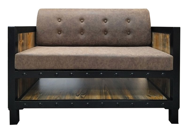 BLUE FARM | Treg. Reception sofa for barbers and hairdressers