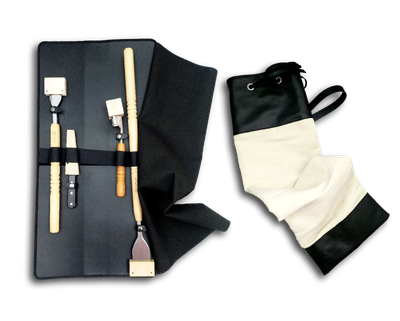 BLUE FARM | Due Buoi knives. 7154. Chisel for ice with forged shaped blade